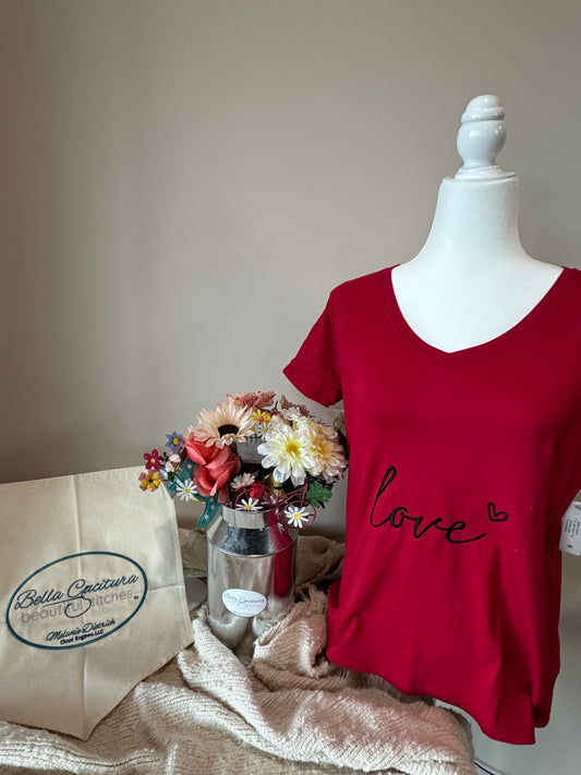 Love V-Neck T-Shirt