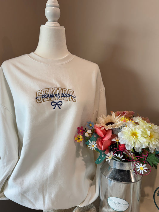Class of 2025 Senior Sweatshirt Bow