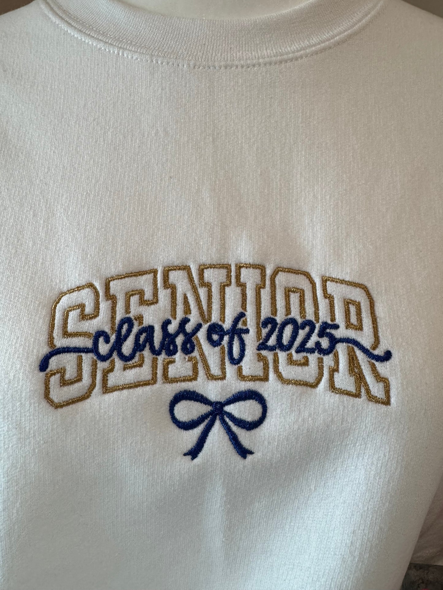 Class of 2025 Senior Sweatshirt Bow