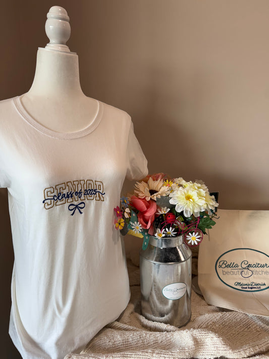 Class of 2025 Senior T-Shirt Bow