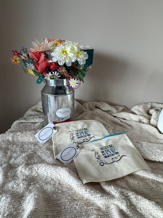 Working on My PHD (Projects Half Done) Pencial Case