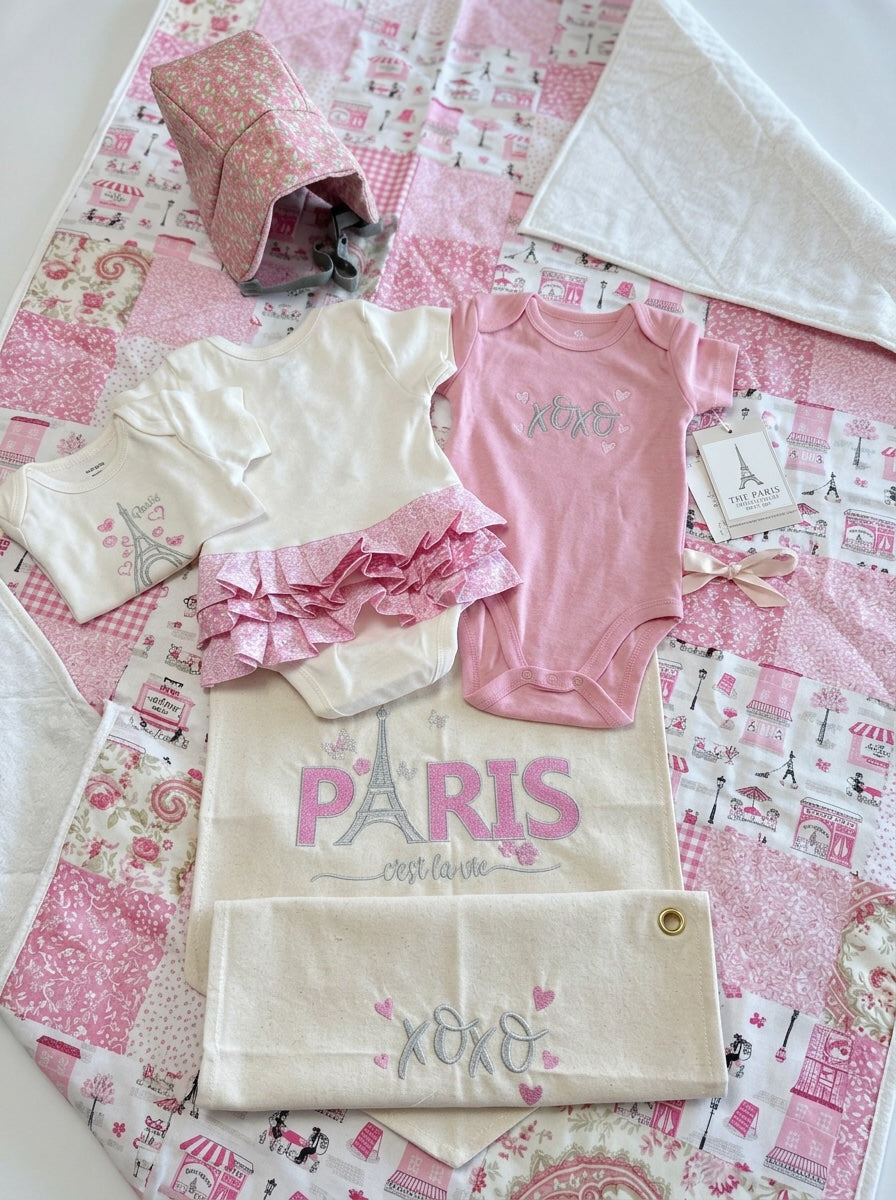 Paris Crib/Toddler Bed Quilt