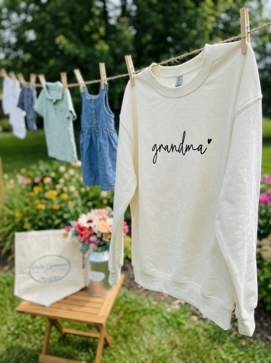 Grandma Heart Sweatshirt