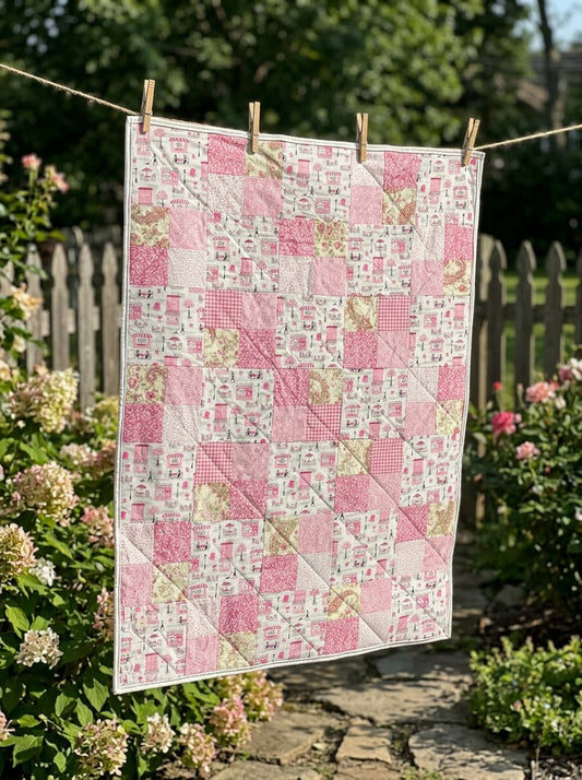 Paris Crib/Toddler Bed Quilt