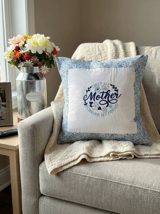 First My Mother Forever My Friend Throw Pillow